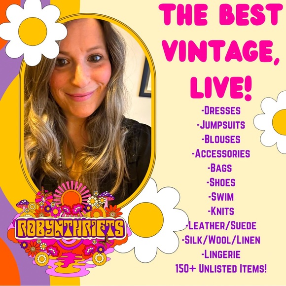 April 21st LIVE!THE MOST Amazing Vintage Pieces YET! Unlisted 70s 80s 90s 3:00pm - Picture 2 of 2